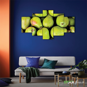 Canvas Print Split Panels (5 in 1) – Guava Fruits