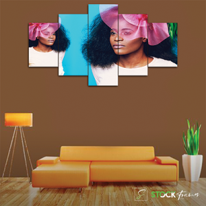 Canvas Print Split Panels (5 in 1) – For Offices