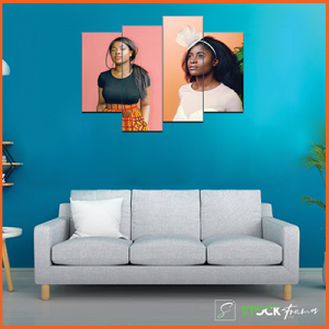 Canvas Print Split Panels (4 in 1) – Image Mix