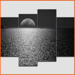 Canvas Print Split Panels (4 in 1) – MoonLight