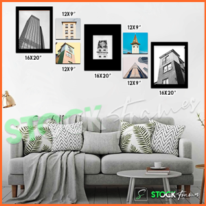 Canvas Prints Gallery Set Panels – 7 Images in 7 Frames