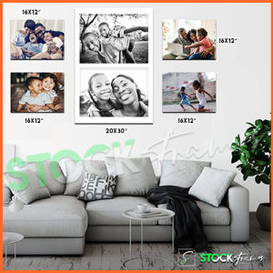 Canvas Prints Gallery Set Panels – 5 Images in 5 Frames