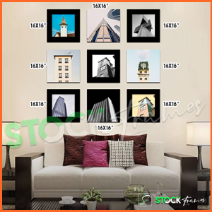 Canvas Prints Gallery Set Panels – 9 Images in 9 Frames