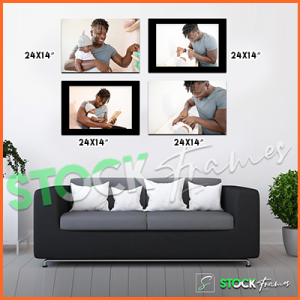 Canvas Prints Gallery Set Panels – 4 Images in 4 Frames