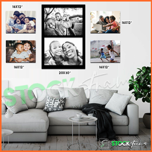 Canvas Prints Gallery Set Panels – 5 Images in 5 Frames