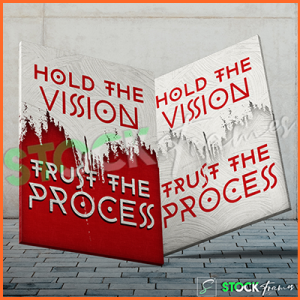 Canvas Prints Single Panels (Hold The Vision) – 18×24 etc.