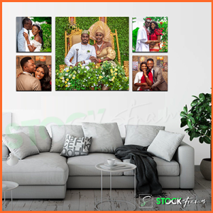 Canvas Gallery Wall Frames In Nigeria – 5 Sets, 5 Images